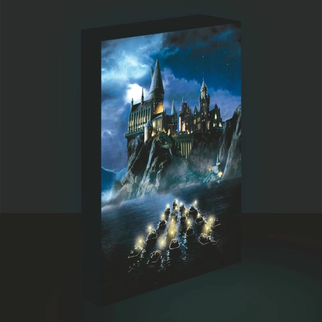LED πίνακας Harry Potter – Χόγκουαρτς 30x40 cm