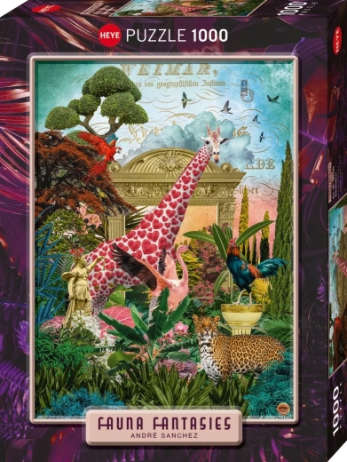 Παζλ Heye Fauna Fantasies: Αγάπη των καμηλοπαρδάλεων, 1000 κομμάτια