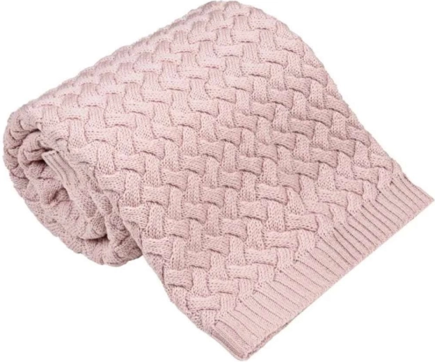 NANNA μερινό κουβέρτα Fluffy Powder Pink