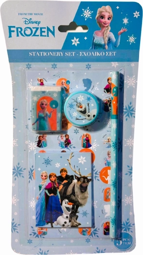Σχολικό σετ Frozen – Ψυχρά κι ανάποδα, 5 τεμαχίων