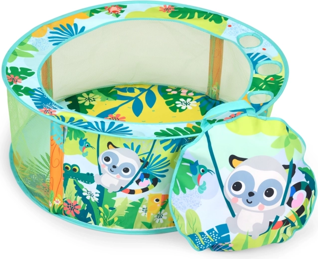Bright Starts Παιδική πισίνα με μπαλάκια Rowdy Rainforest Stow & Go
