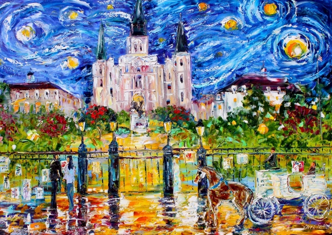 Puzzle Enjoy Jackson Square, Νέα Ορλεάνη 1000 κομμάτια