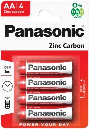 Σετ μπαταριών AA PANASONIC Red R6, 1,5 V, 4 τεμ.