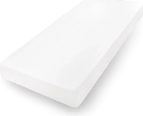Babymatex ελαστικό σεντόνι jersey για βρεφική κούνια 60 × 120 cm, λευκό