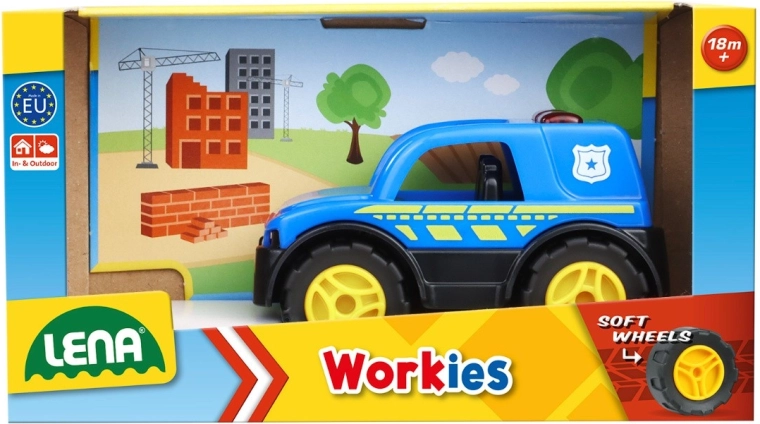 LENA Workies αστυνομικό αυτοκίνητο 12 cm
