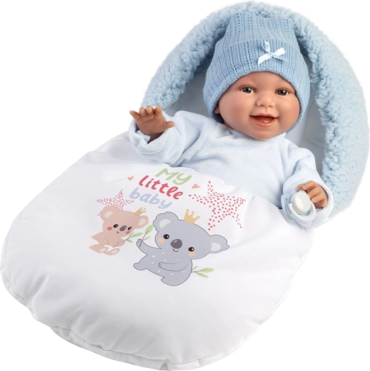 Llorens ρεαλιστική ηχητική κούκλα μωρό New Born 38 cm