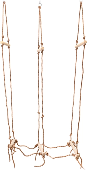 Κρεμαστή σχοινένια γέφυρα για παιδιά