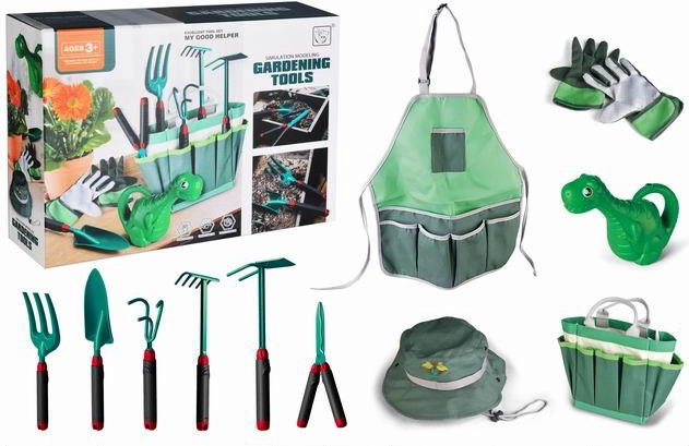 Σετ κηπουρικής για μικρούς κηπουρούς JANOD με ποτιστήρι