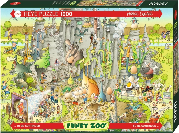Heye Puzzle Τρελό ZOO: Έκθεση Ιουρασικός κόσμος 1000 κομμάτια