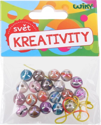 Πολύχρωμες χάντρες με κορδόνι