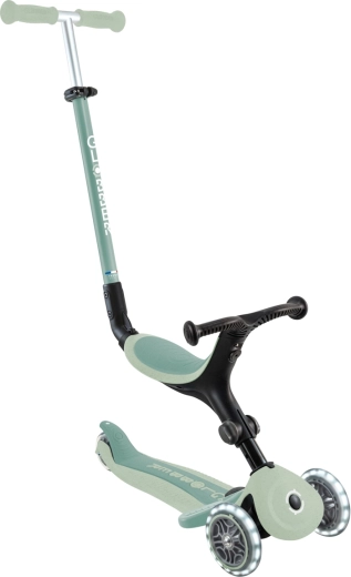 Globber go-up active lights ecologic 3v1 φυστικί