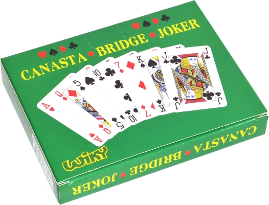 Τράπουλα για Κανάστα σε χάρτινο κουτί