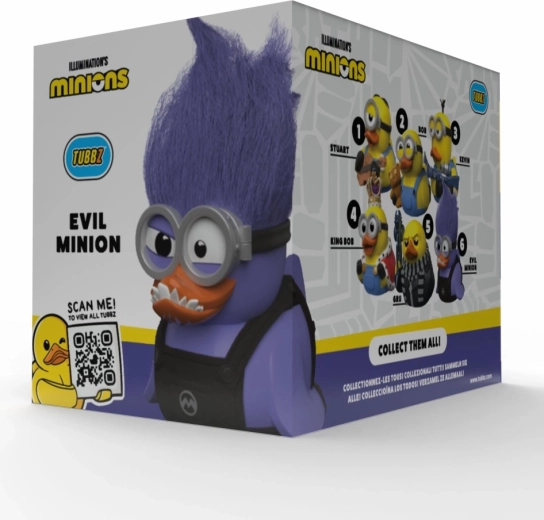 Συλλεκτικό παπάκι TUBBZ Minions purple - 1 τεμάχιο