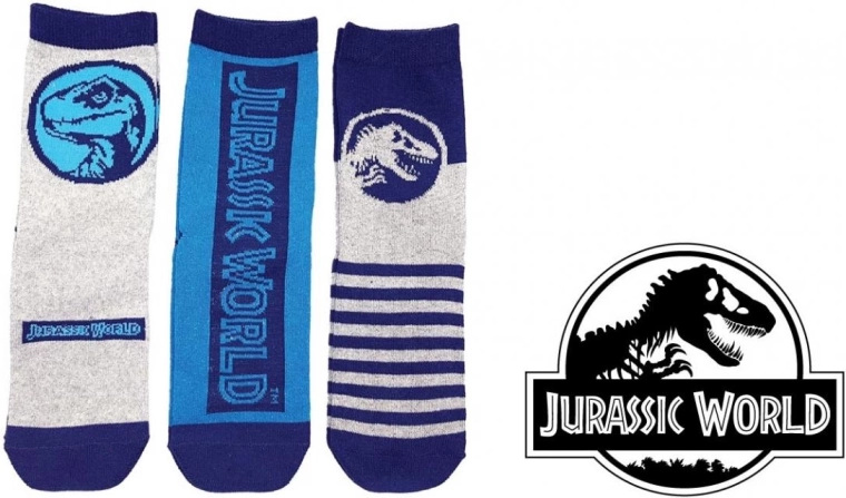 Σετ καλτσών Jurassic World - 3 ζευγάρια