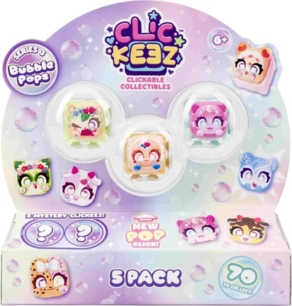 Goliath Clickeez σειρά 3 Bubble Pops πενταπλή συσκευασία