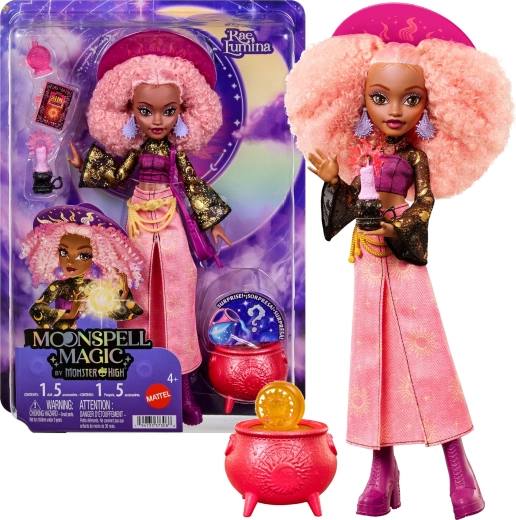 Monster High Moonspell Magic κούκλα Rae Lumina 26 cm με αξεσουάρ