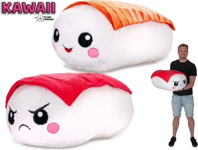Plush Friends Kawaii λούτρινο sushi nigiri 60 cm - 1 τεμάχιο
