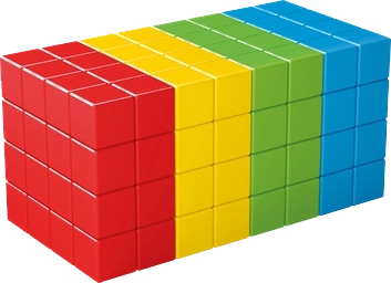 Geomag Magicube Full Color – μαγνητικό κατασκευαστικό σετ 128 κύβων