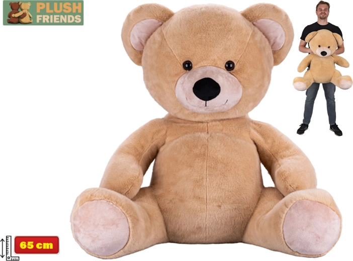 Λούτρινο αρκουδάκι Plush Friends 65 cm μπεζ