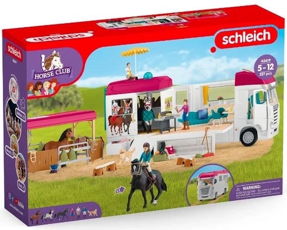 Schleich Horse Club μεταφορέας αλόγων με φιγούρες