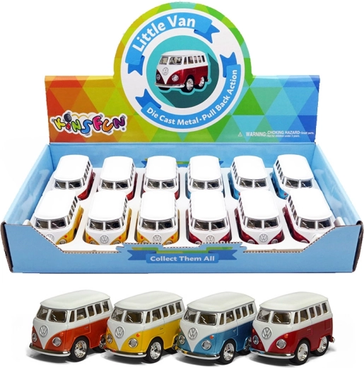 Μεταλλικό μοντέλο αυτοκινήτου VOLKSWAGEN Little Van – 4 σχέδια