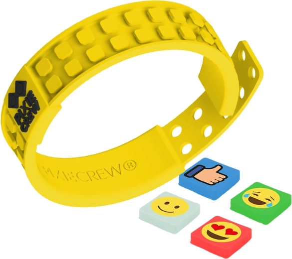 Pixie Crew δημιουργικό βραχιόλι Emoji κίτρινο