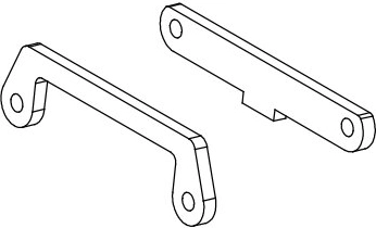 Μπροστινή ενίσχυση βραχίονα ανάρτησης (wishbone) για Skull, Nightstorm και Crossmo