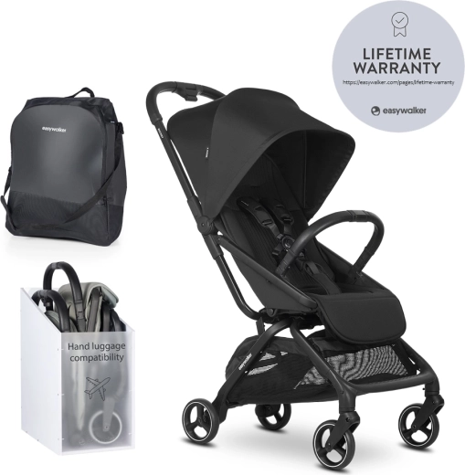 EASYWALKER αθλητικό καρότσι Rockey S – Pure Black