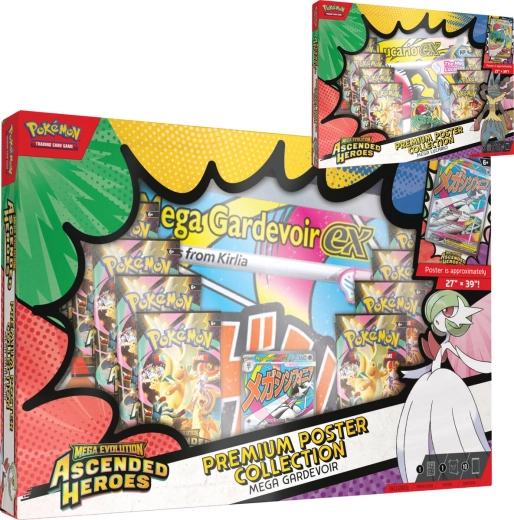 Pokémon TCG Ascended Heroes premium συλλεκτική έκδοση με αφίσα - 1 τεμάχιο