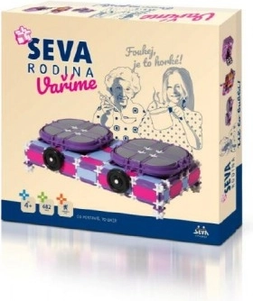 Κατασκευαστικό σετ SEVA Οικογένεια Μαγειρεύουμε – κουζινομηχανή, εστία και φούρνος μικροκυμάτων, 682 κομμάτια