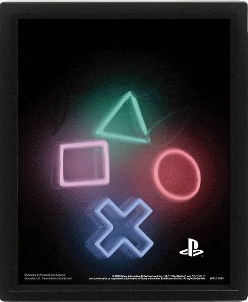 3D εικόνα PLAYSTATION – λεντικουλαρική εκτύπωση 23 × 28 cm