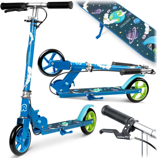 Παιδικό αναδιπλούμενο πατίνι RICOKIDS Kodi Kosmos με χειρόφρενο και ποδόφρενο