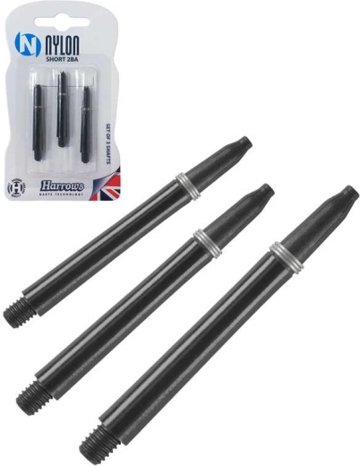 Ανταλλακτικά στελέχη για βελάκια Harrows nylon short 2BA (S) – σετ 3 τεμ.