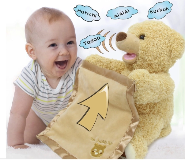 Jamara διαδραστικό λούτρινο αρκουδάκι Mr. Babble Bear καφέ