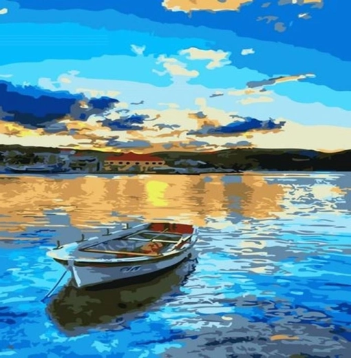 Norimpex Ζωγραφική με αριθμούς Βάρκα 40 × 50 cm