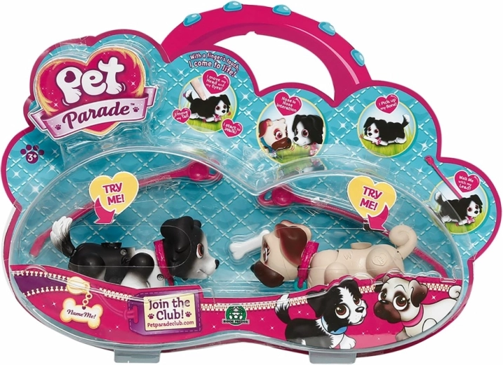 Pet Parade – σετ δύο διαδραστικών σκυλάκια χωρίς μπαταρίες