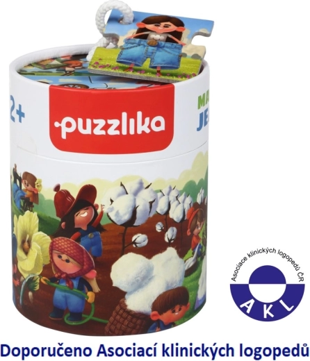 Puzzlika Παραγωγή τζιν – εκπαιδευτικό παζλ ιστορίας για παιδιά, 15 κομμάτια