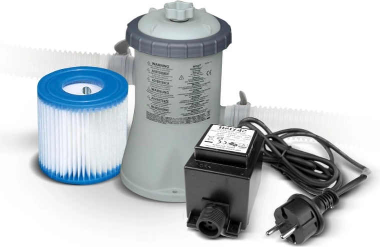 Αντλία φίλτρου πισίνας 1250 l/h με μετασχηματιστή 12 V INTEX