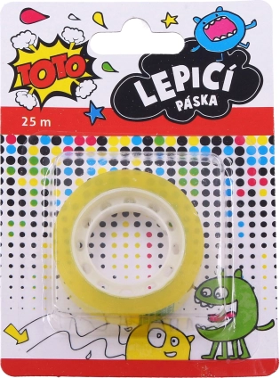 Διαφανής αυτοκόλλητη ταινία 12 mm × 25 m