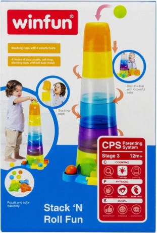 Πύργος με μπαλάκια Winfun για παιδιά