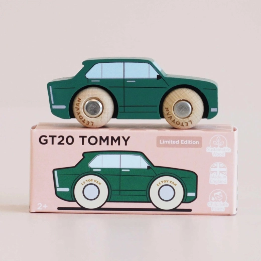 Ξύλινο αυτοκινητάκι Tommy της Le Toy Van