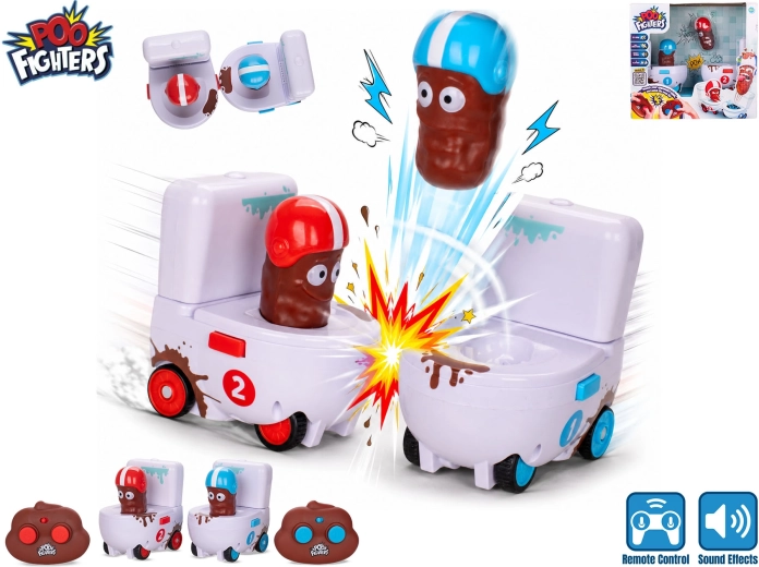 Τηλεκατευθυνόμενη μονομαχία τουαλετών Poo Fighters με ήχο