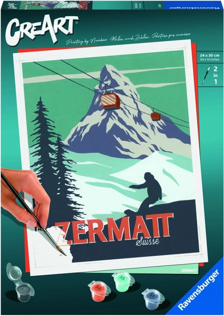 Creart Zermatt, Ελβετία – ζωγραφική με αριθμούς