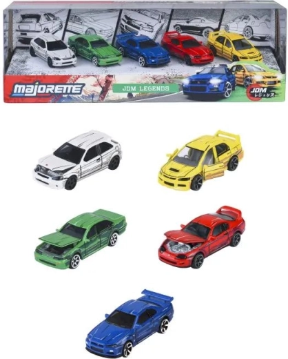 Majorette JDM Legends σετ μοντέλων αυτοκινήτων - 5 τεμάχια
