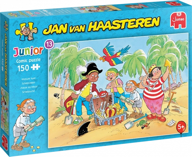 Παζλ Jumbo Jan van Haasteren Junior: Κυνήγι Θησαυρού 150 κομμάτια