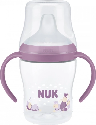 Εκπαιδευτικό μπουκάλι NUK Perfect Match 150 ml hippo - 1 τεμάχιο