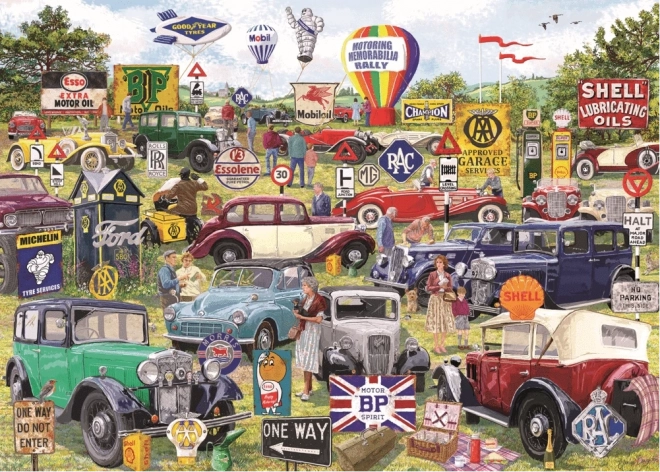 Gibsons Παζλ Motoring Memorabilia Rally 1000 κομμάτια