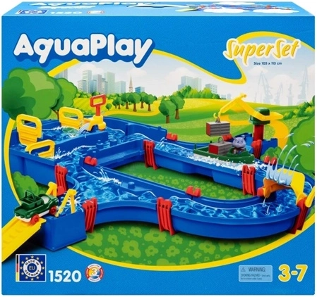 AquaPlay υπερσετ υδάτινης πίστας 105 × 115 cm