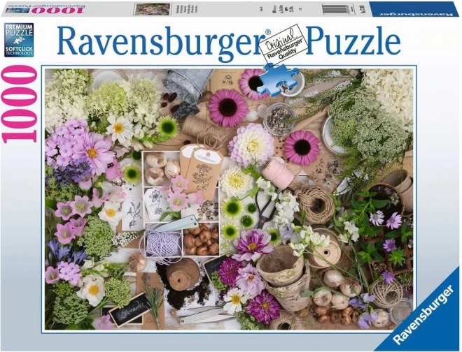 Παζλ 1000 κομματιών – Όμορφα λουλούδια RAVENSBURGER