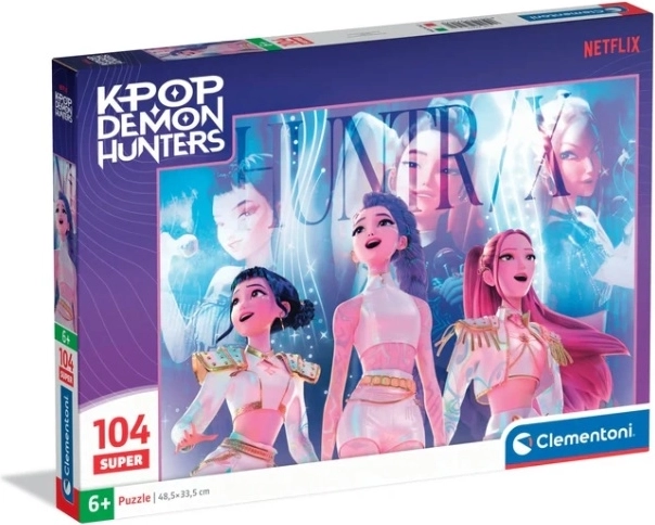 Παζλ Clementoni Super K‑Pop Demon Hunters, 104 κομμάτια